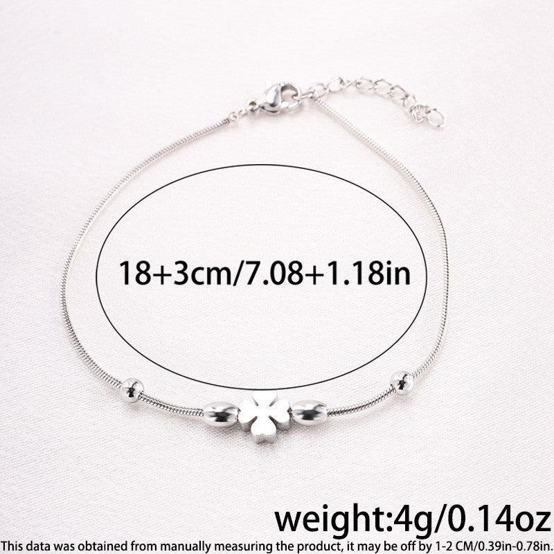 Wholesale Simple Love Titanium Steel Versatile Bracelet